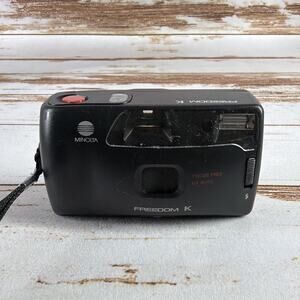 Minolta Freedom K 35mm Film Camera Point & Shoot Compact Tested Pre-Owned